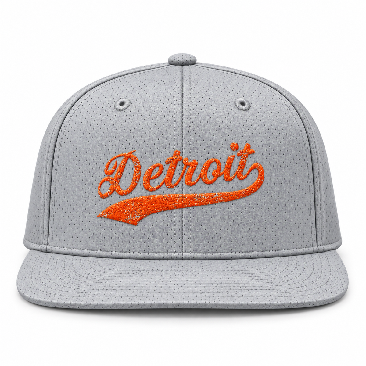 Detroit Vintage Script Flexfit Flat Bill Hat