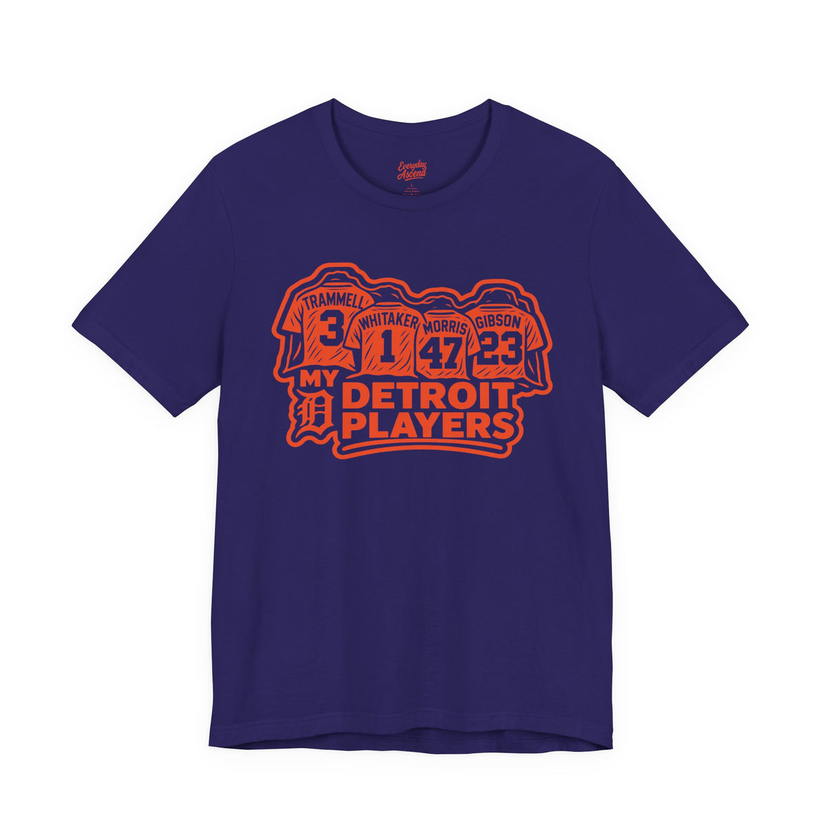 My Detroit Players 1984 Baseball Mount Rushmore Tee