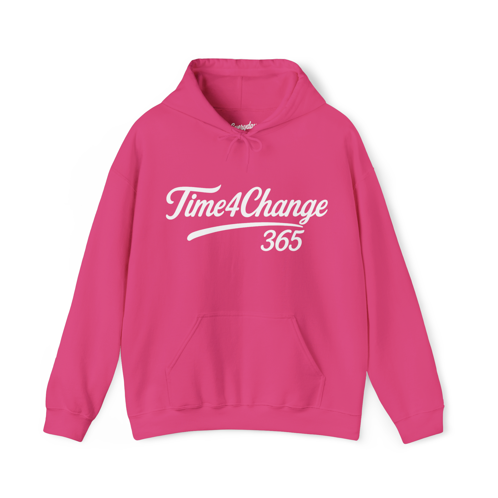 Time4Change White Script Hoodie