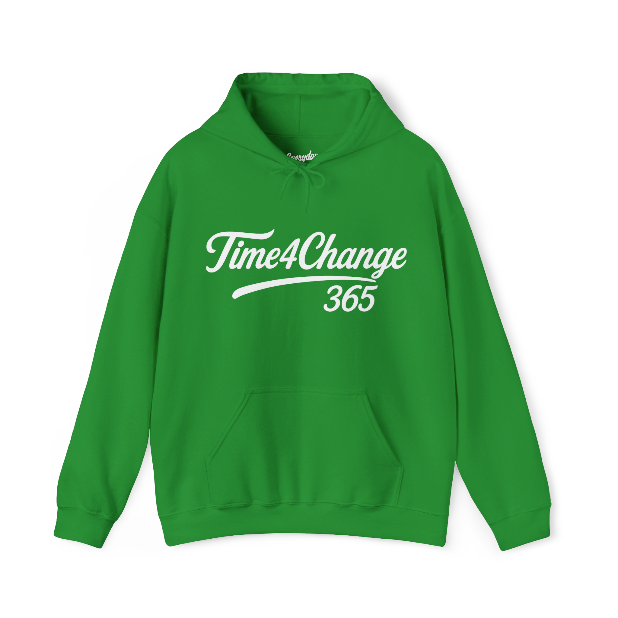 Time4Change White Script Hoodie