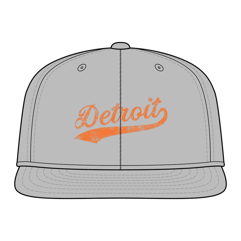 Detroit Vintage Flatbill Flexfit Hat
