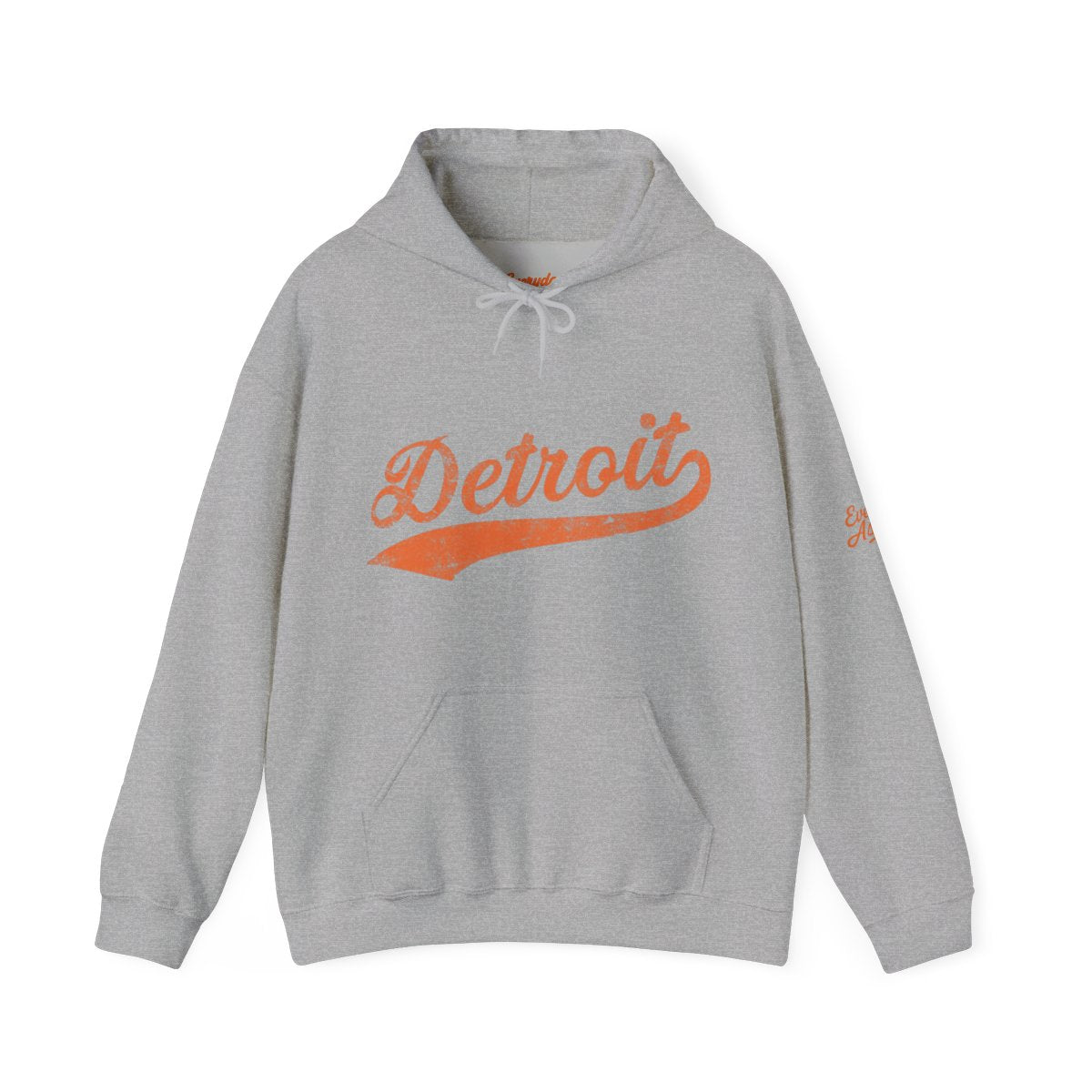 Detroit Vintage Script Hoodie