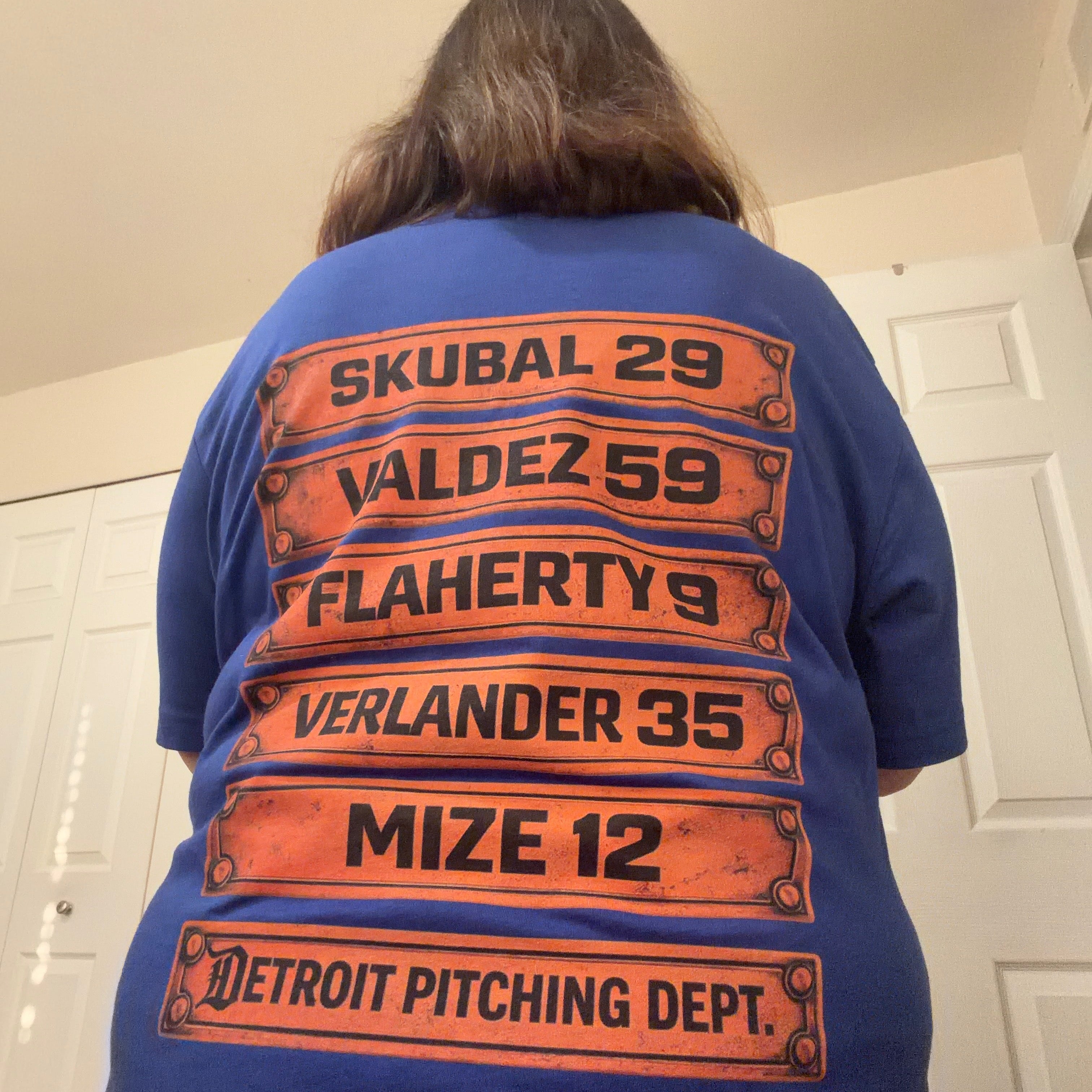 Detroit Retro Detroit Pitching Dept. Tee