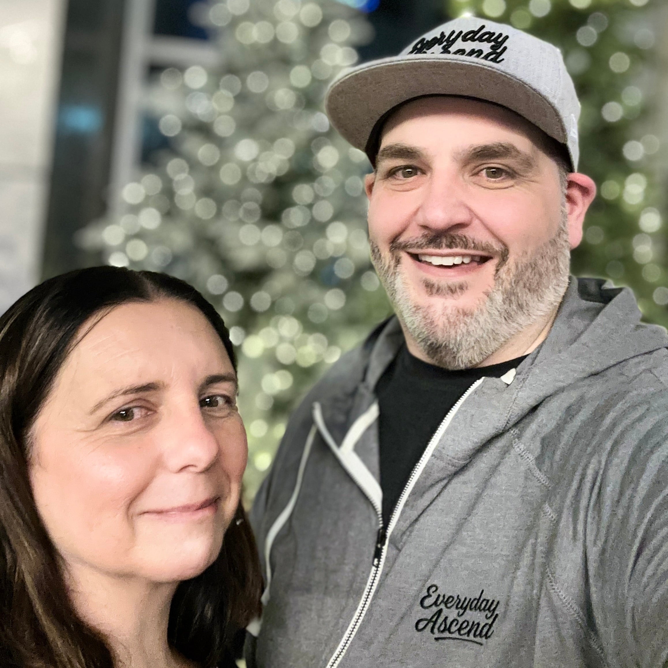 Everyday Ascend Black Script Zip Hoodie