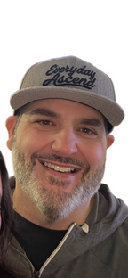 Everyday Ascend Flat Bill Snapback Hat Black Signature Script Logo