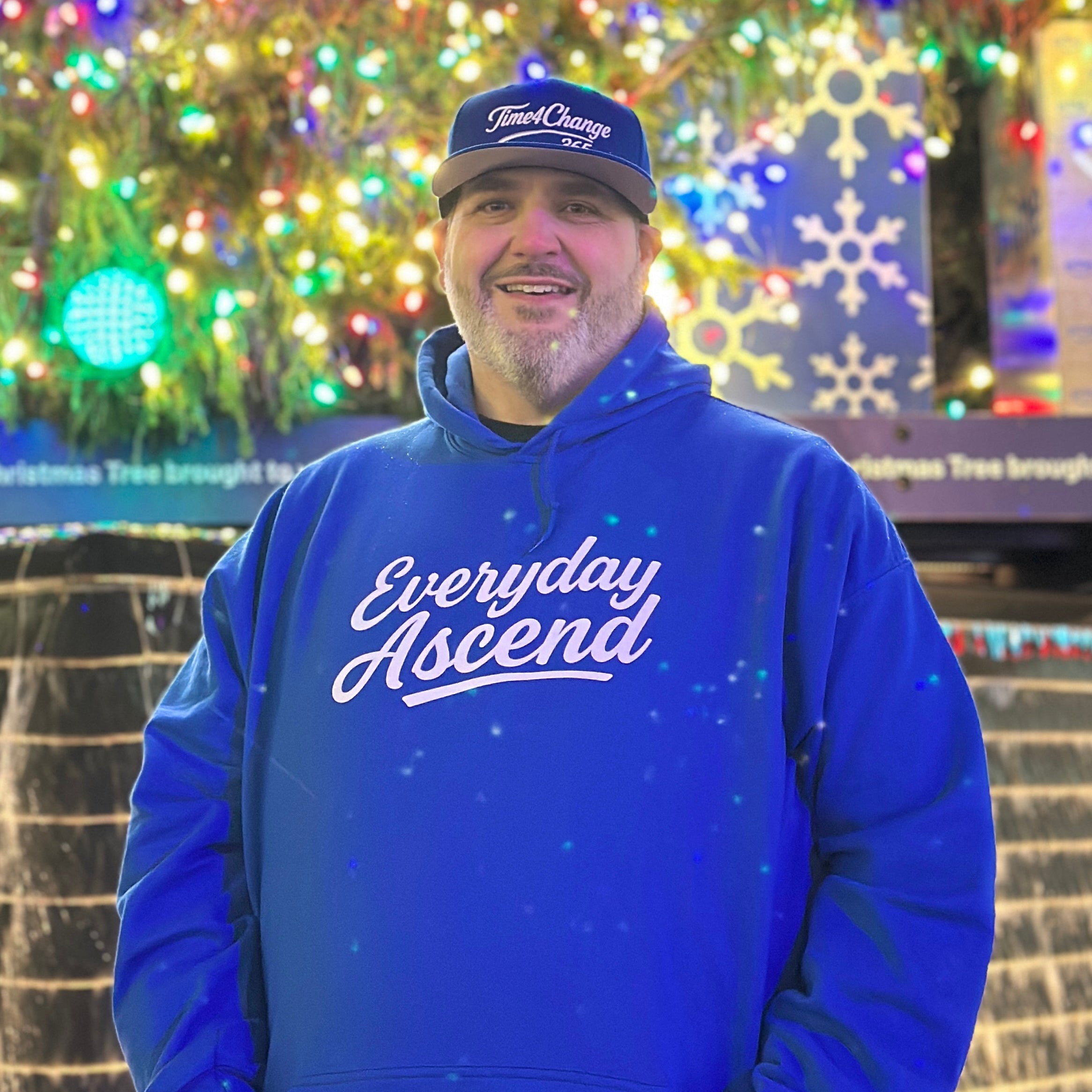 Signature White Script Hoodie