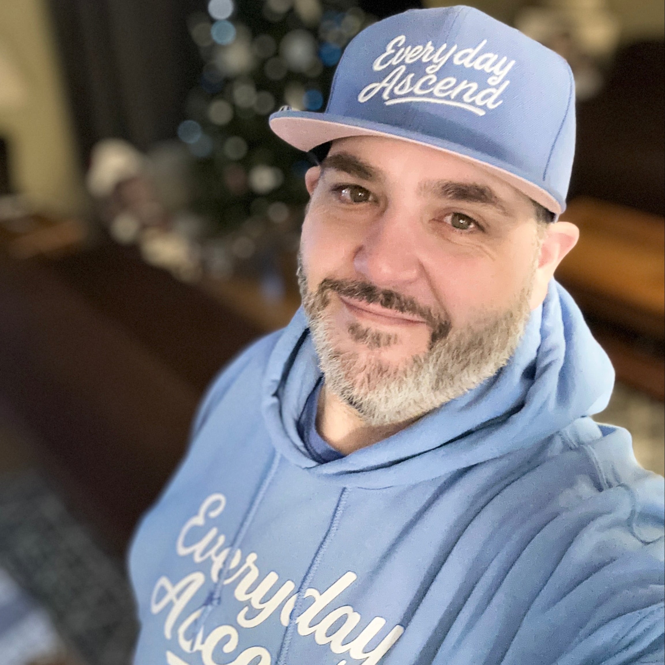 Everyday Ascend Hooded Sweatshirt, White Script Logo