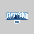 Detroit Skyline Sticker