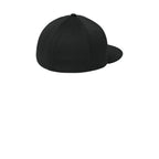 White Classic Script Flatbill Flexfit Hat