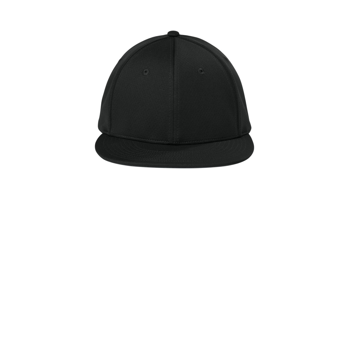 White Classic Script Flatbill Flexfit Hat