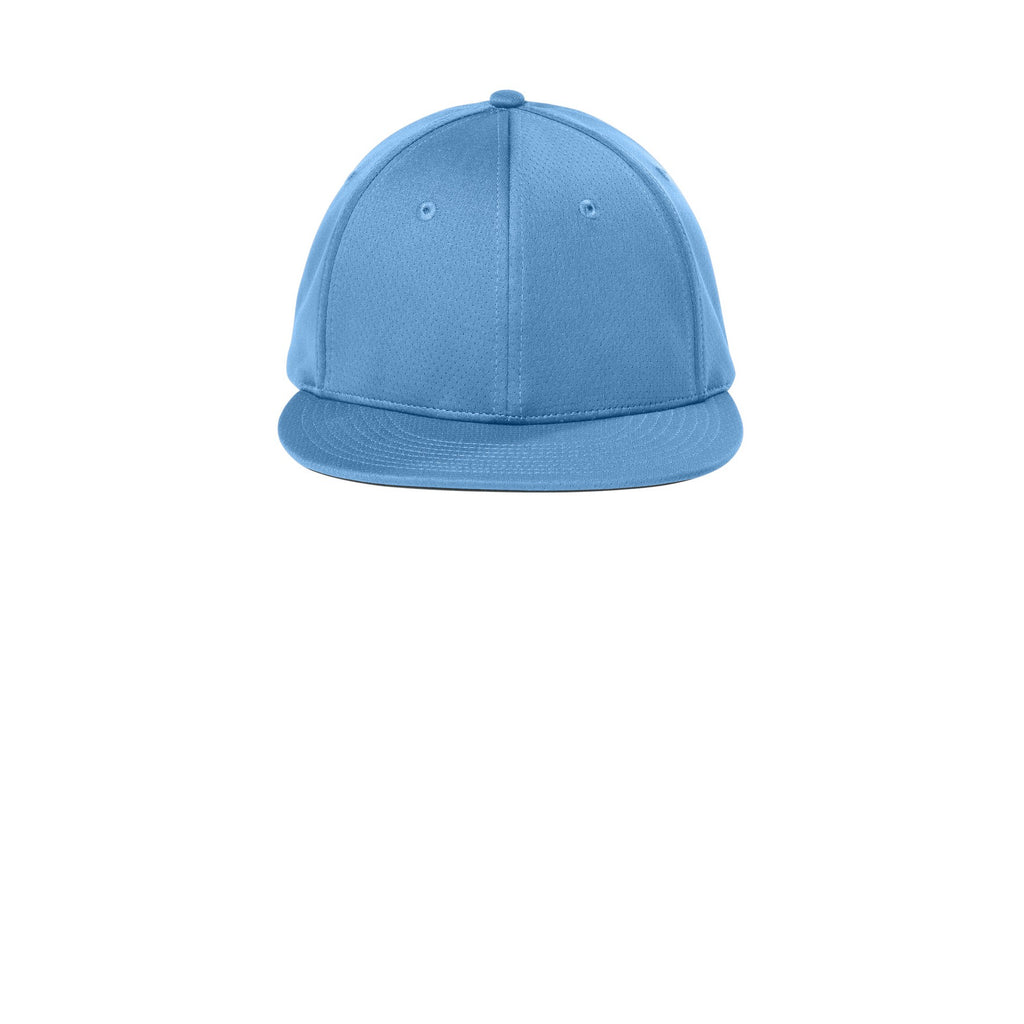 White Classic Script Flatbill Flexfit Hat