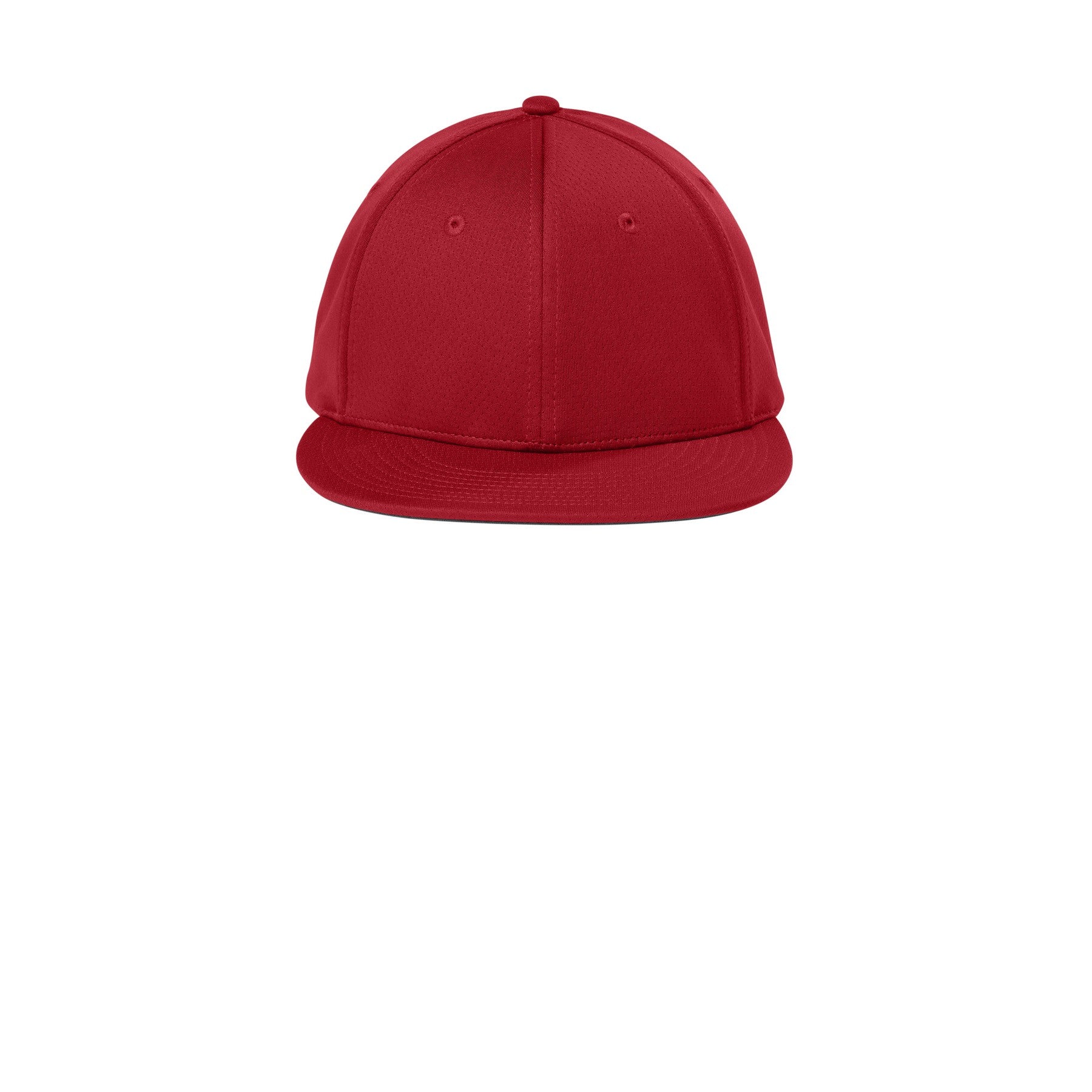 Black Classic Script Flatbill Flexfit Hat