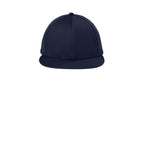 White Classic Script Flatbill Flexfit Hat