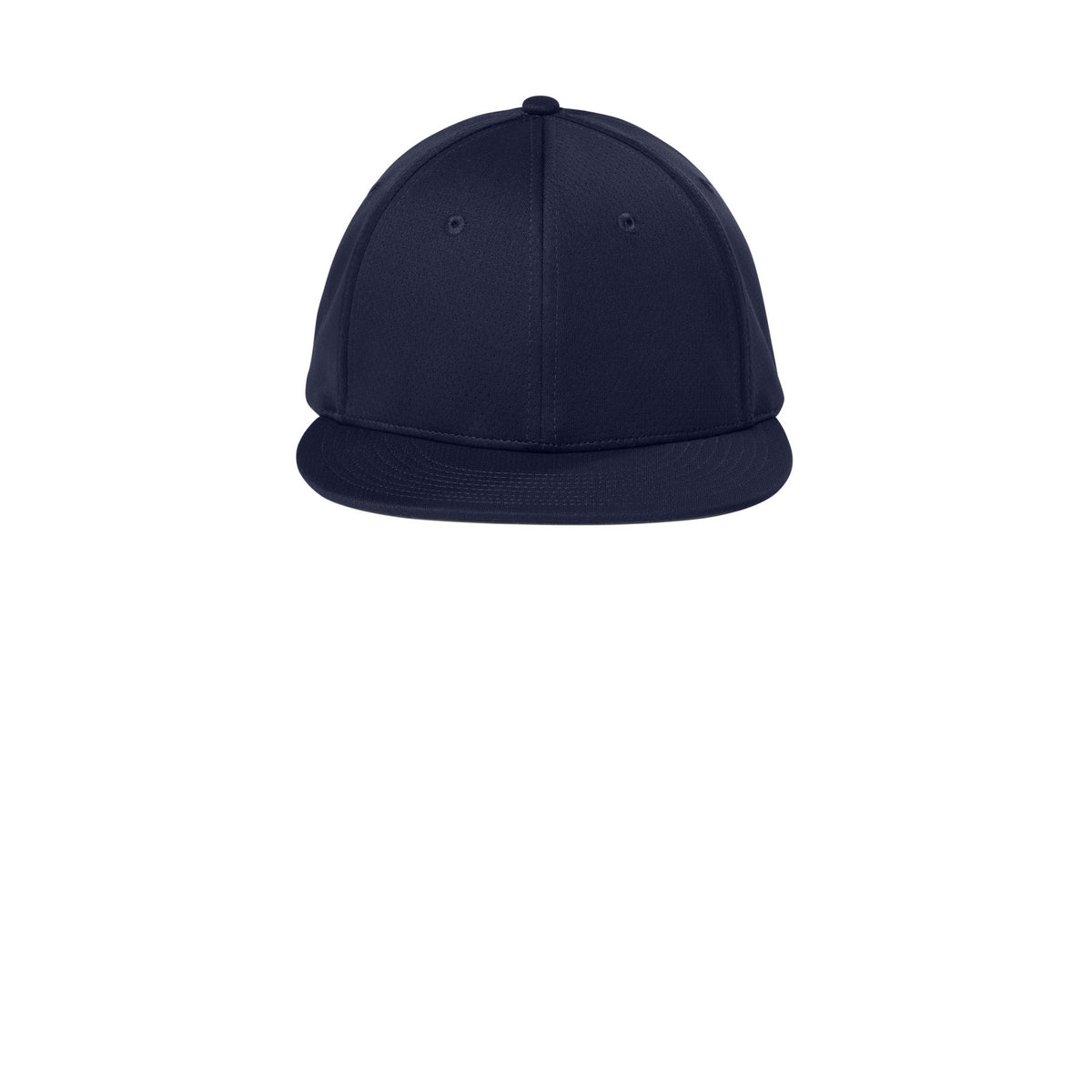 White Classic Script Flatbill Flexfit Hat