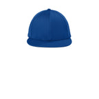 White Classic Script Flatbill Flexfit Hat