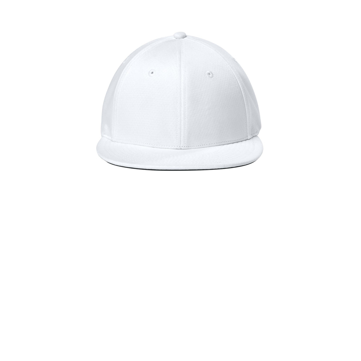 Black Classic Script Flatbill Flexfit Hat