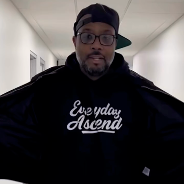 Signature White Script Hoodie