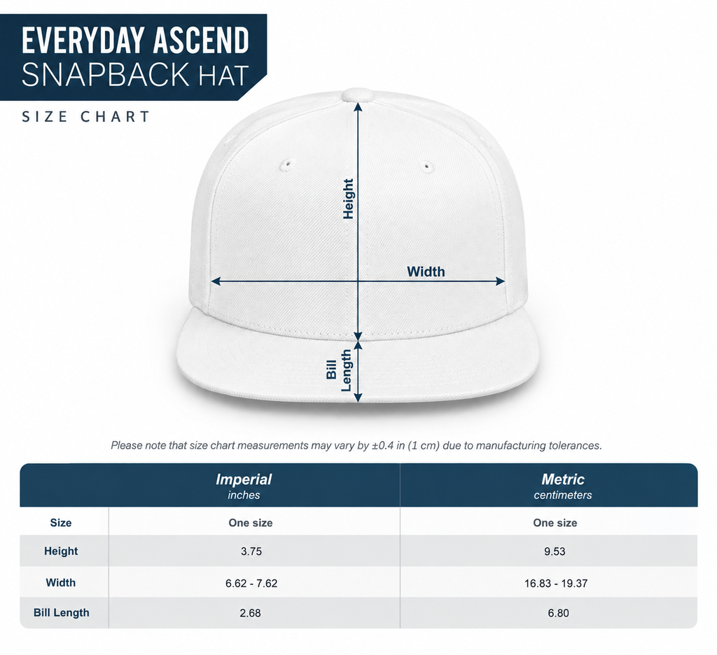 White Signature Script Flat Bill Hat